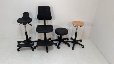 Partij verschillende werkkrukken