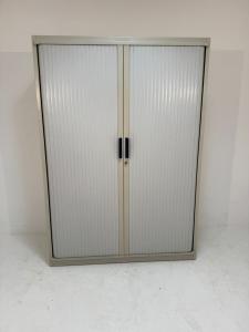 Roldeurkast Crème/ licht grijs